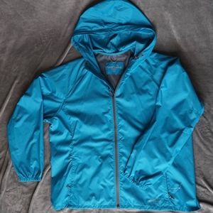 Eddie Bauer Mens 2XL Teal Windbreaker NWOT